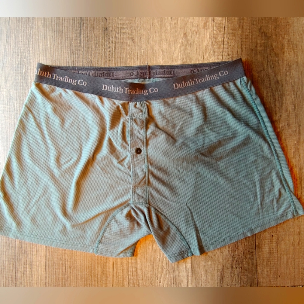Men's DULUTH TRADING CO "Buck Naked" Performance Mesh Boxer Brief Size Large - Picture 2 of 11